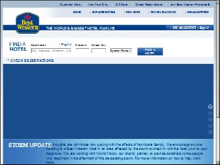 Web site www.bestwestern.com, Best Western Inn