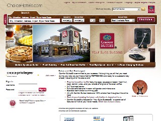 Web site www.comfortsuites.com, Comfort Suites Willowbrook