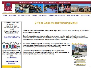 Web site www.comfortsuitesnb.com, Comfort Suites