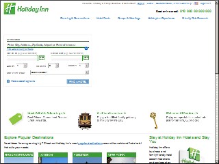 Web site www.holiday-inn.com, Holiday Inn Fort Worth-South