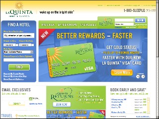 Web site www.lq.com, La Quinta by Wyndham New Braunfels