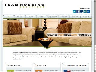 Web site www.teamhousing.com, Team Housing