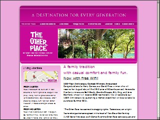 Web site www.theotherplaceresort.com, Other Place